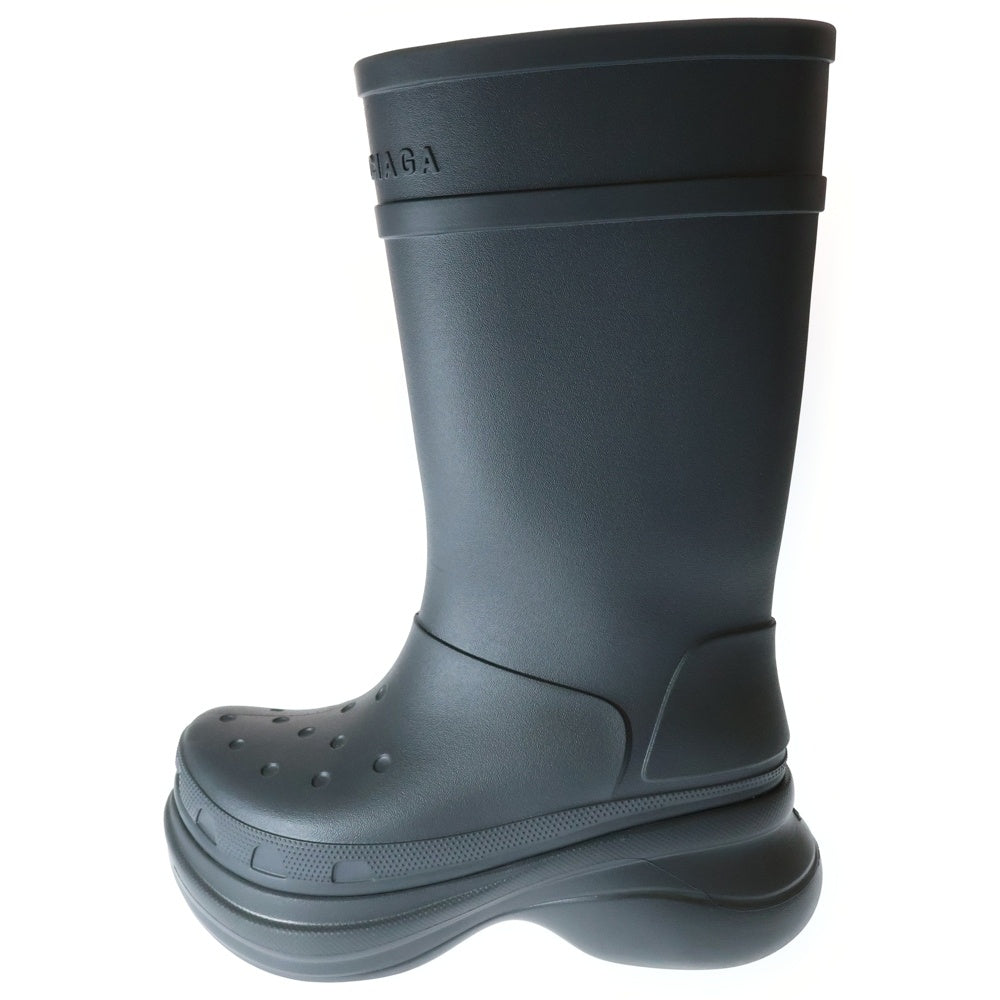 BALENCIAGA(バレンシアガ) 22SS CROCS BOOT クロックス ラバーブーツ グレー 677384