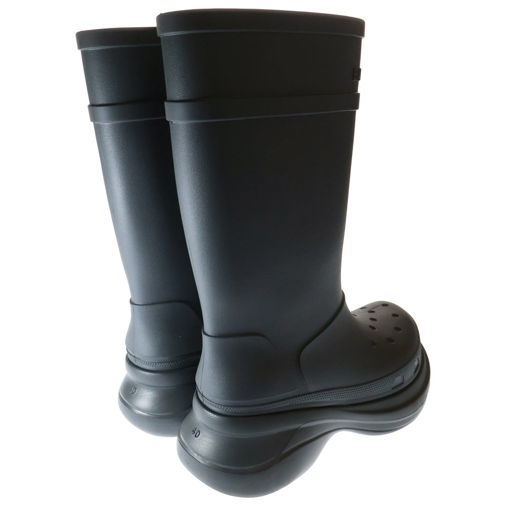 BALENCIAGA(バレンシアガ) 22SS CROCS BOOT クロックス ラバーブーツ グレー 677384