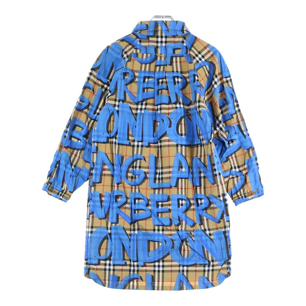 BURBERRY(バーバリー) CHILDREN チュニックグラフィティ 七分丈シャツ レディース ブラウン/ブルー 8001648