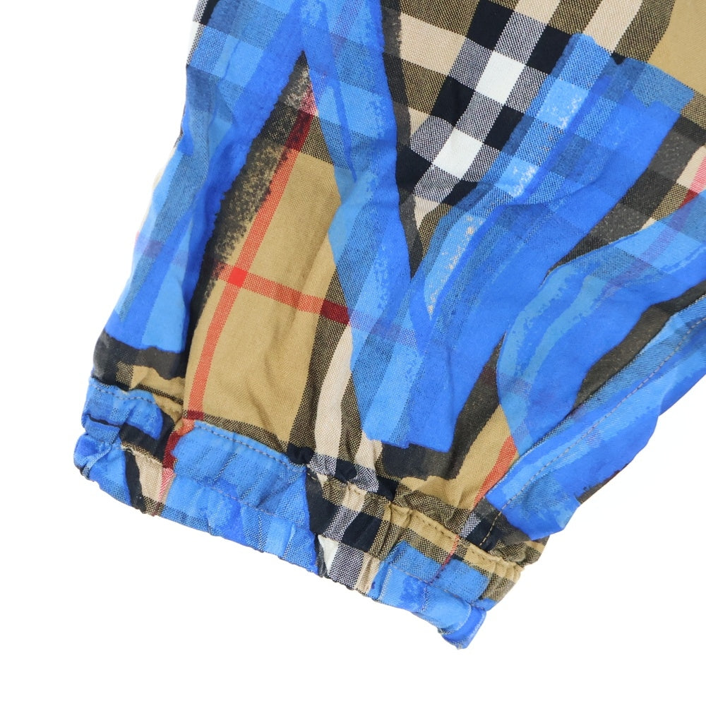 BURBERRY(バーバリー) CHILDREN チュニックグラフィティ 七分丈シャツ レディース ブラウン/ブルー 8001648
