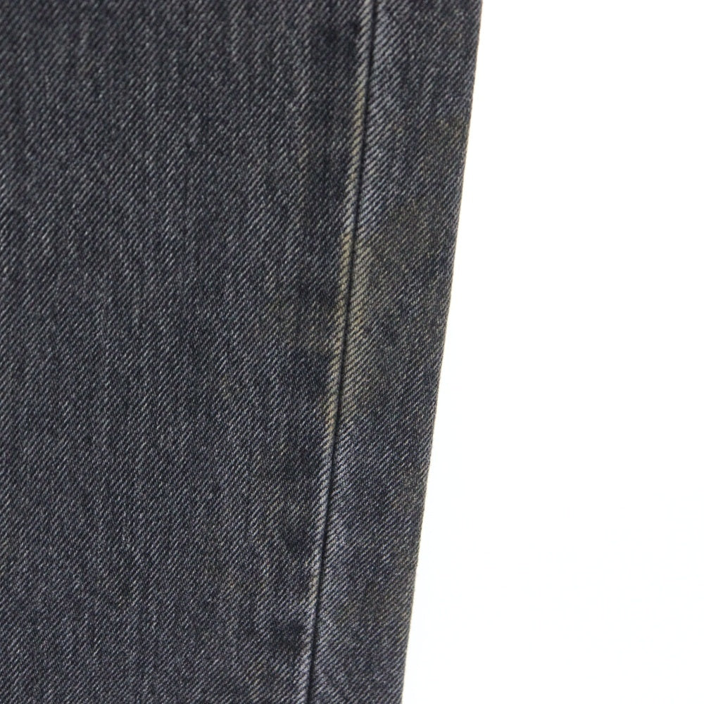 Sacai(サカイ) ベルテッド スキニーデニムパンツ ブラック 18-01561M