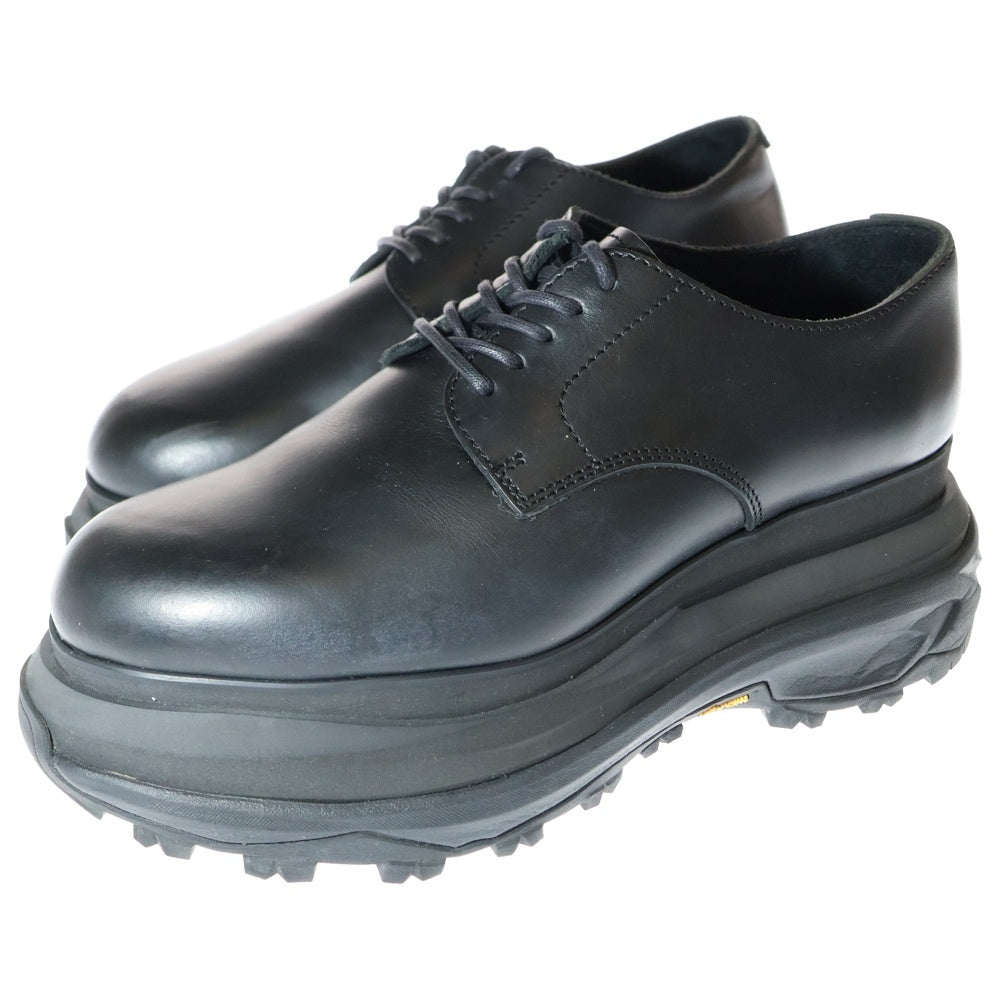Sacai(サカイ) ドレスレースアップ レザーシューズ 厚底 ブラック 23-03226M
