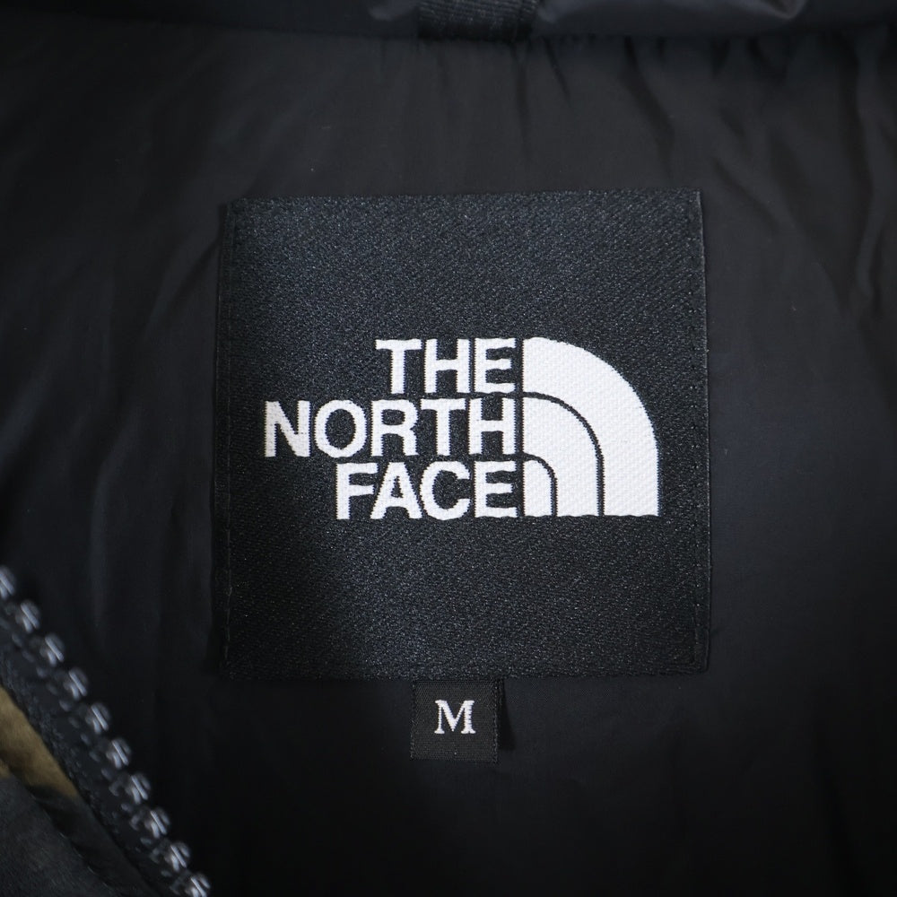 THE NORTH FACE(ザノースフェイス) Novelty Baltro Light Jacket ノベルティバルトロライト カモ柄ナイロンダウンジャケット カーキ/ブラック ND91845