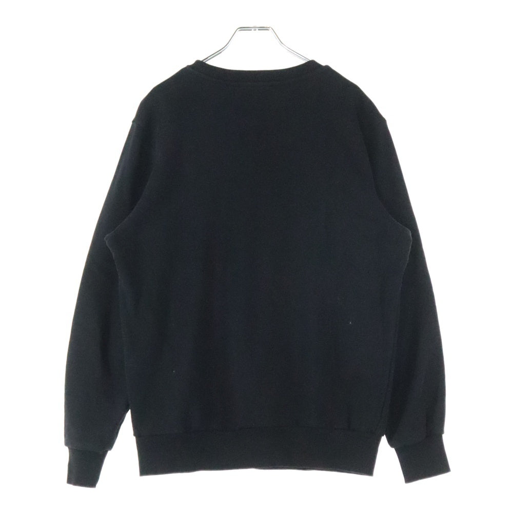 DIESEL(ディーゼル) フロント ナンバリングプリント クルーネックスウェット ブラック