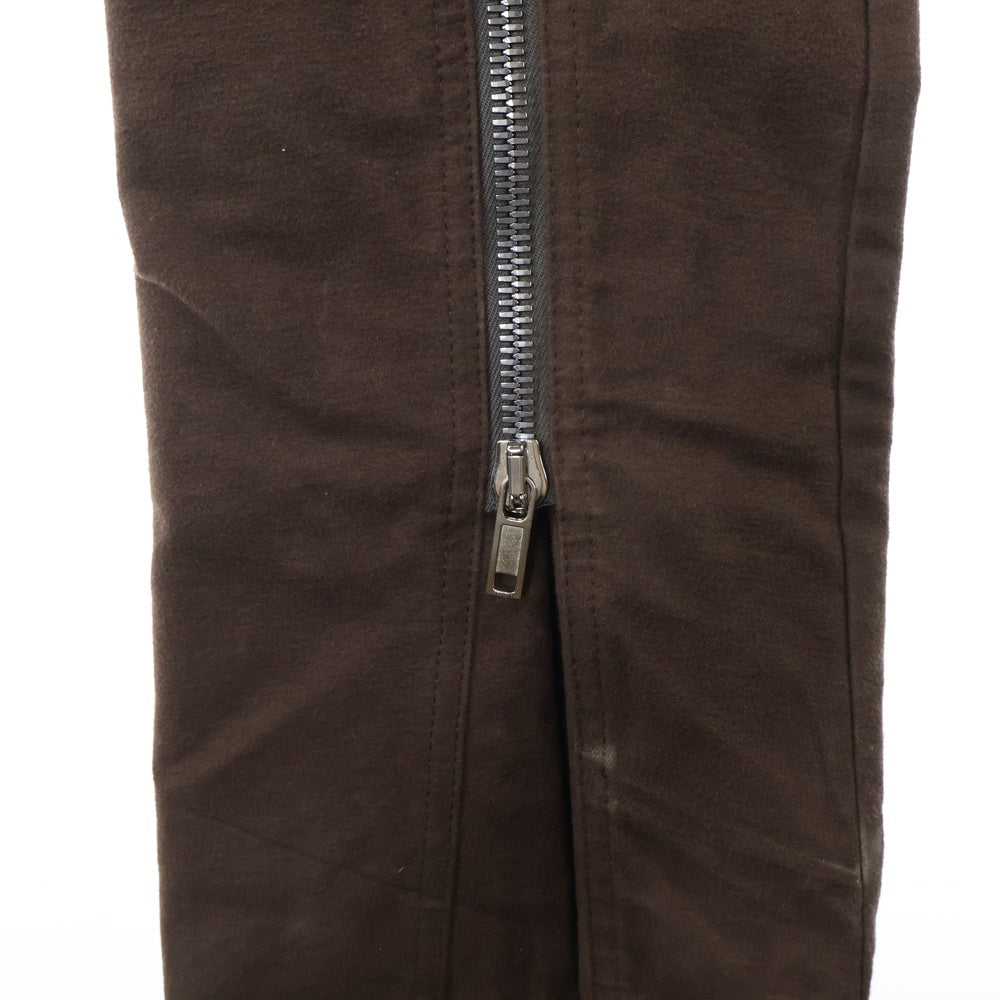 Rick Owens(リックオウエンス) 23AW BOLAN BANANA ボランバナナ フレアパンツ ブラウン RU02C7343