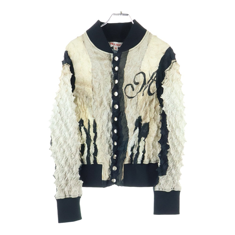 MASU(エムエーエスユー) VICTORIAN SPIKY JACKET スパイキージップアップジャケット ホワイト レディース MFFW-BL1023