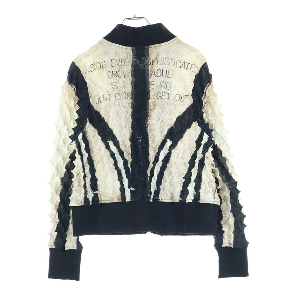 MASU(エムエーエスユー) VICTORIAN SPIKY JACKET スパイキージップアップジャケット ホワイト レディース MFFW-BL1023