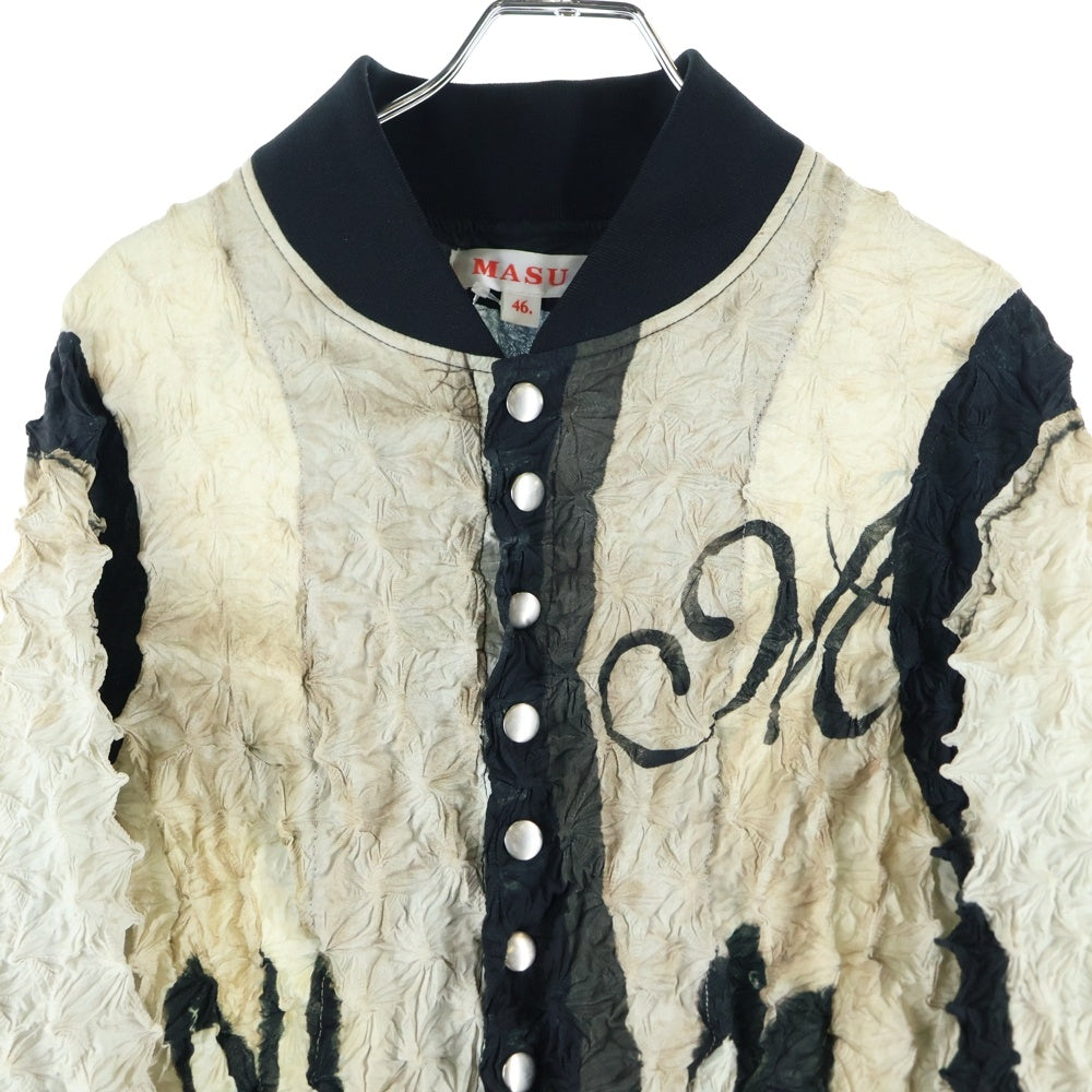MASU(エムエーエスユー) VICTORIAN SPIKY JACKET スパイキージップアップジャケット ホワイト レディース MFFW-BL1023