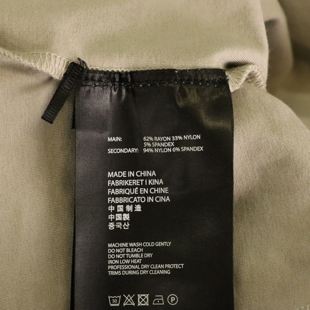 HELIOT EMIL(エリオット・エミル) パネルデザイン 長袖 シャツ ベージュ レディース