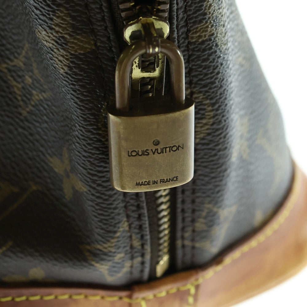 LOUIS VUITTON(ルイヴィトン) モノグラム アルマ ハンドバッグ ブラウン レザー×PVC ゴールド金具 ブラウン M51130