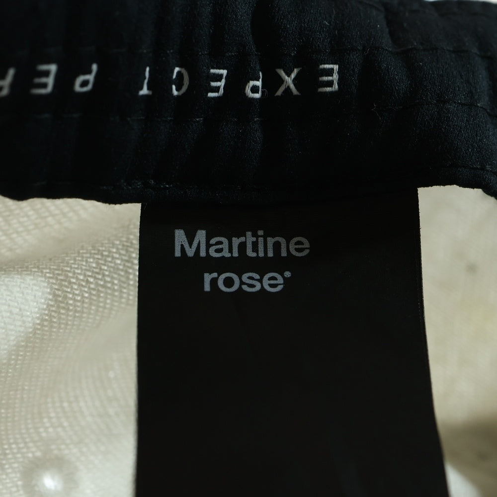MARTINE ROSE(マーティンローズ) Uptempo Rolled Cap アップテンポ ロール キャップ レディース ホワイト