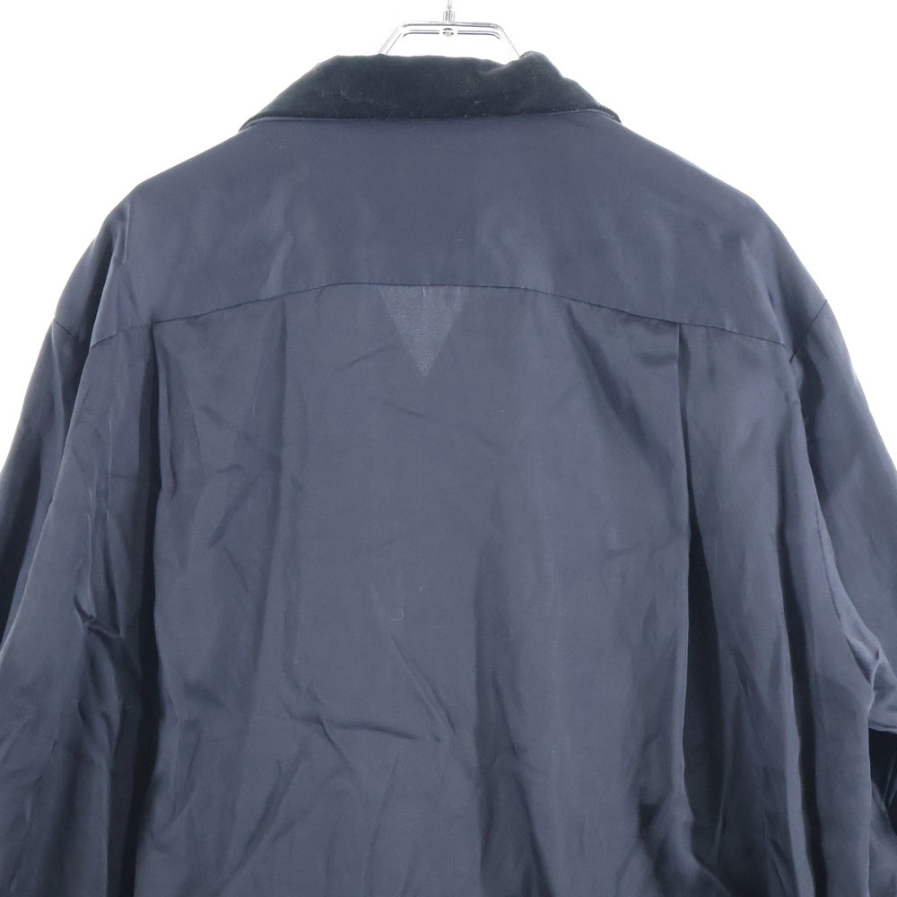 Sacai(サカイ) 22SS Logo Bowling Shirts ロゴ刺繍 長袖 ボーリングシャツ ブラック 22-02791M