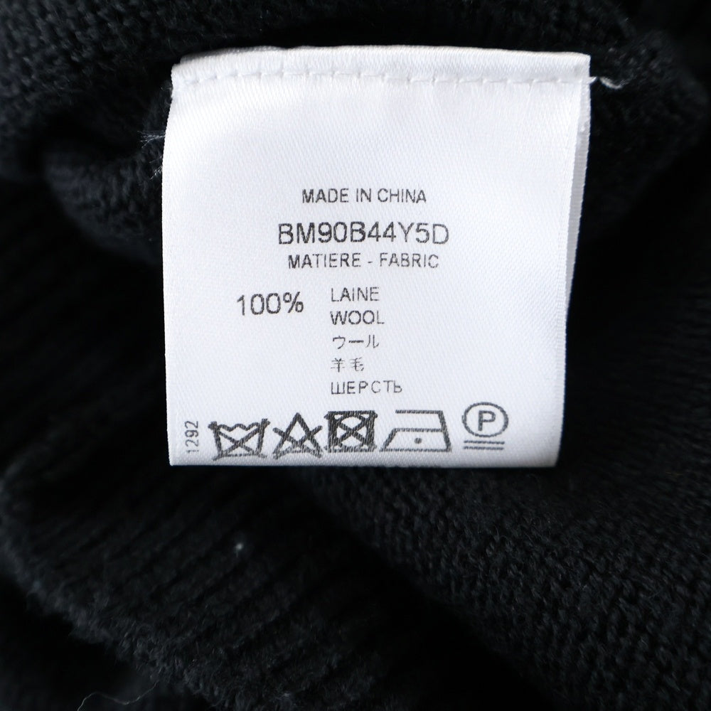 GIVENCHY(ジバンシィ) 19AW Split Logo スプリットロゴ クルーネックニット ウール セーター ブラック BM90B44Y5D