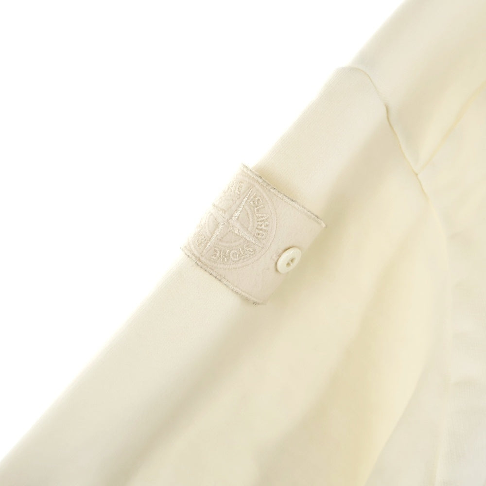 STONE ISLAND(ストーンアイランド) ワッペンロゴ クルーネック プルオーバースウェットトレーナー アイボリー 7715633F3