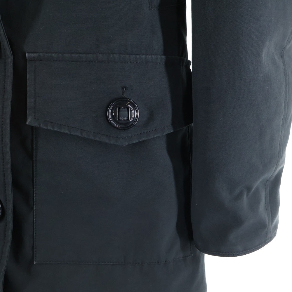 CANADA GOOSE(カナダグース) BRONTE PARKA ブロンテ パーカー フーデッドジップアップファーダウンジャケット ブラック レディース 2603JL