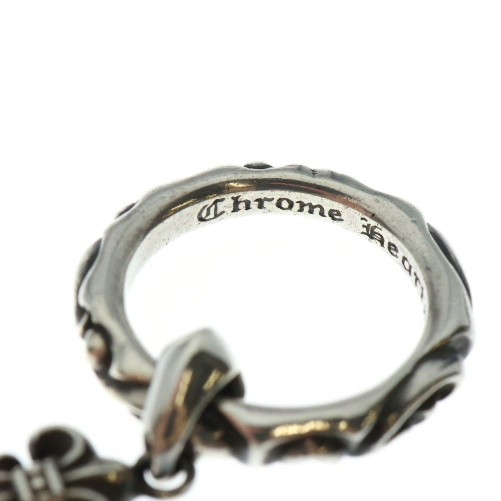 CHROME HEARTS(クロムハーツ) BS FLEUR CHARM EYEWEAR LOOP SCRL BAND BSフレアチャーム アイウェアループ スクロールバンド ネックレストップ シルバー