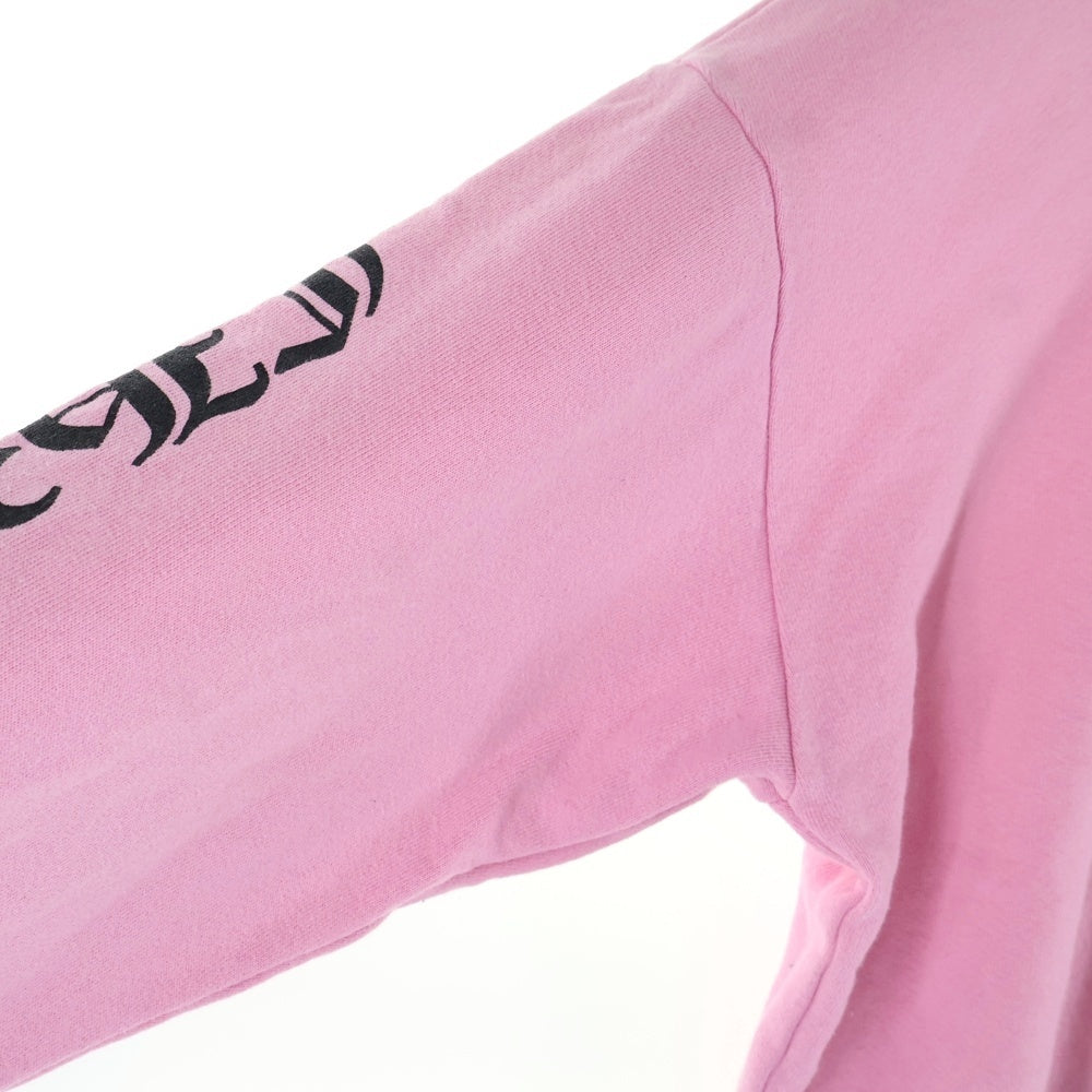 CHROME HEARTS(クロムハーツ) ×MATTY BOY PPO VANITY AFFAIR LS マッティボーイ バニティアフェアー クルーネックスウェットトレーナー ピンク