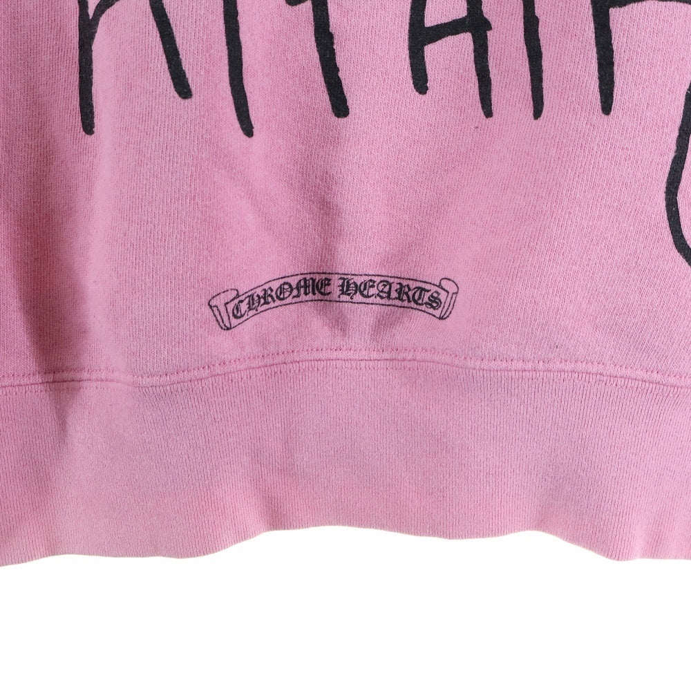 CHROME HEARTS(クロムハーツ) ×MATTY BOY PPO VANITY AFFAIR LS マッティボーイ バニティアフェアー クルーネックスウェットトレーナー ピンク