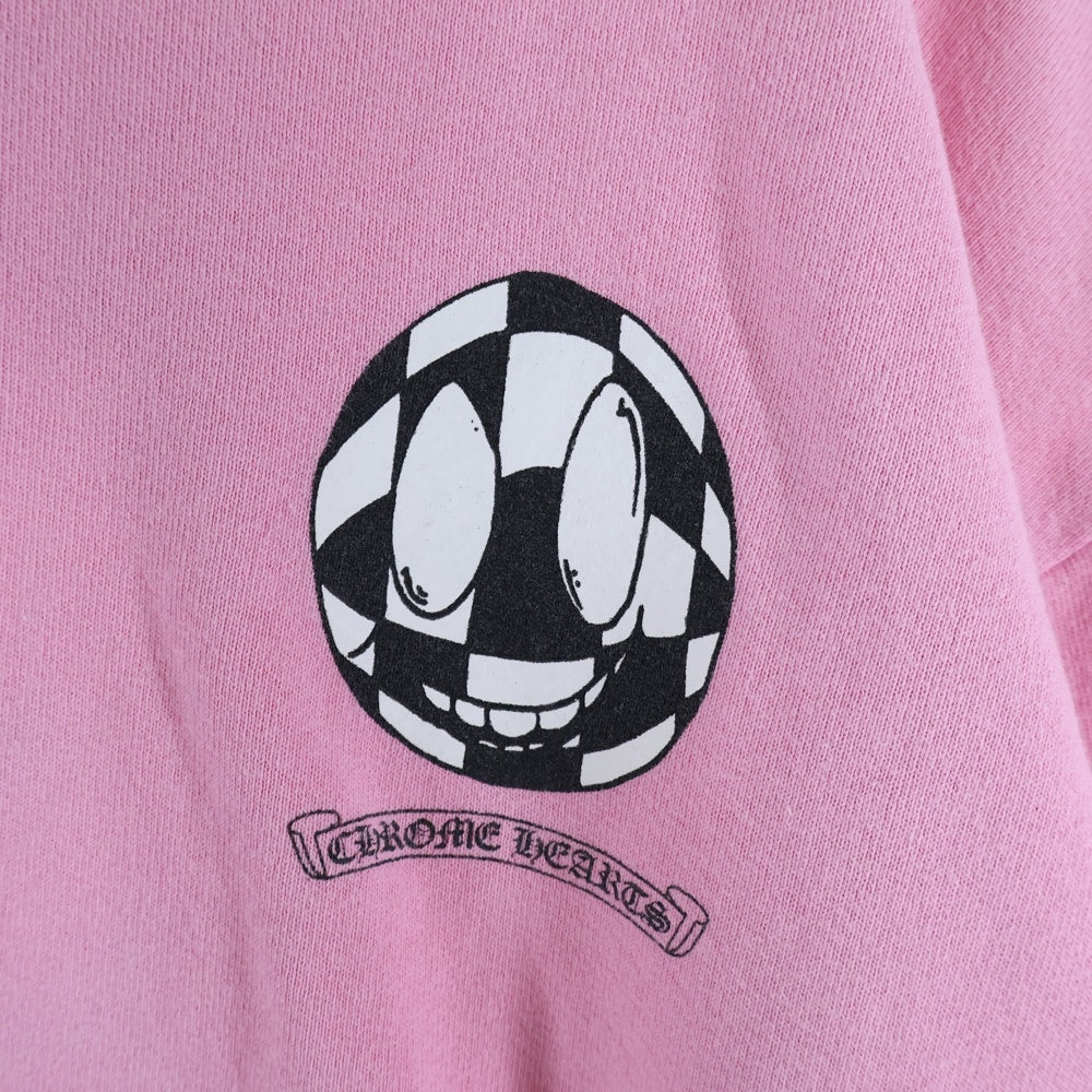 CHROME HEARTS(クロムハーツ) ×MATTY BOY PPO VANITY AFFAIR LS マッティボーイ バニティアフェアー クルーネックスウェットトレーナー ピンク