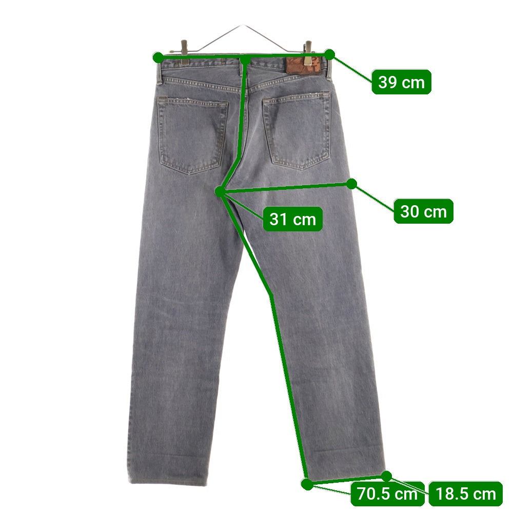 KAPITAL(キャピタル) 5PモンキーCISCO 14oz デニムパンツ ブラック SLP030