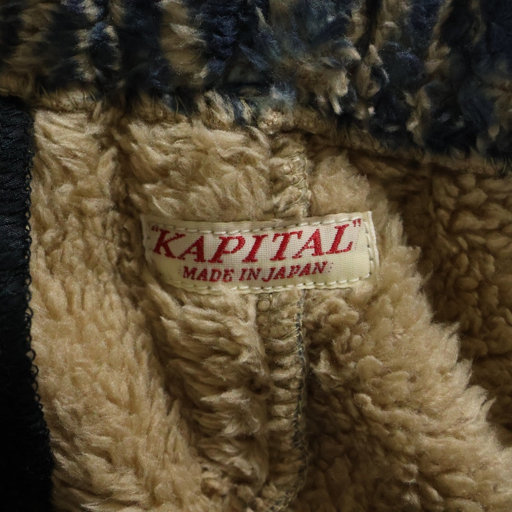 KAPITAL(キャピタル) JAVA-YABANE柄 フリースパンツ マルチカラー K2010LP058