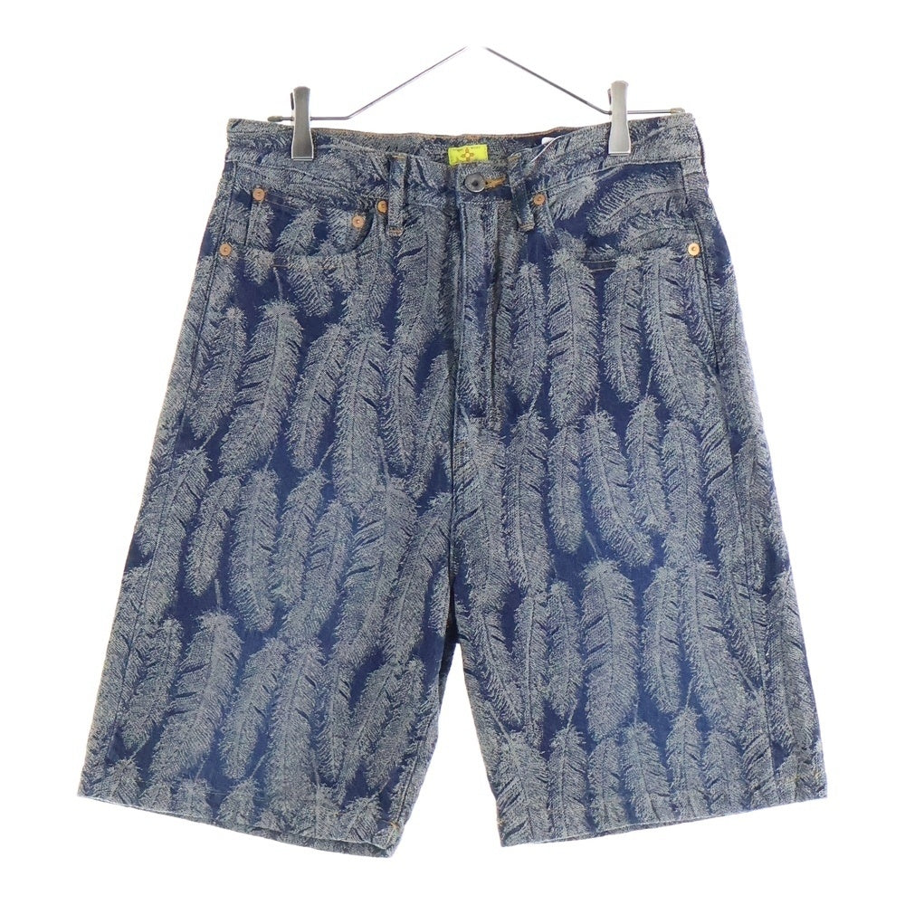 KAPITAL(キャピタル) 24SS Feather Denim Shorts フェザーデニム