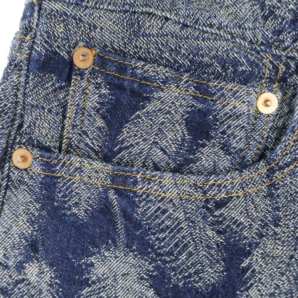 KAPITAL(キャピタル) 24SS Feather Denim Shorts フェザーデニムショーツ K2303SP047
