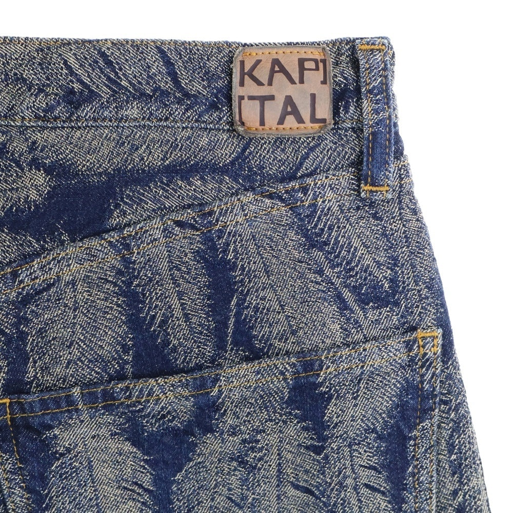 KAPITAL(キャピタル) 24SS Feather Denim Shorts フェザーデニムショーツ K2303SP047