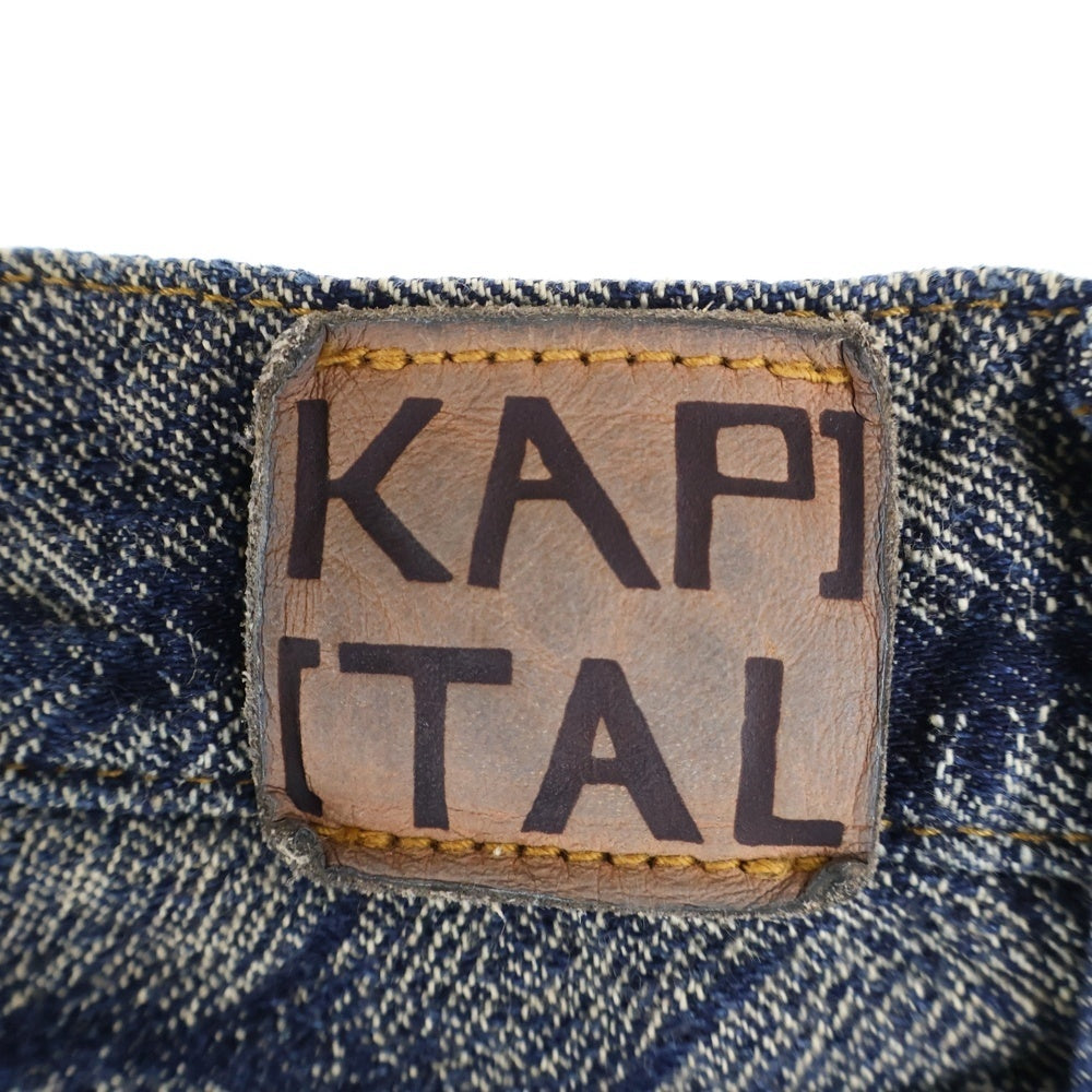 KAPITAL(キャピタル) 24SS Feather Denim Shorts フェザーデニムショーツ K2303SP047