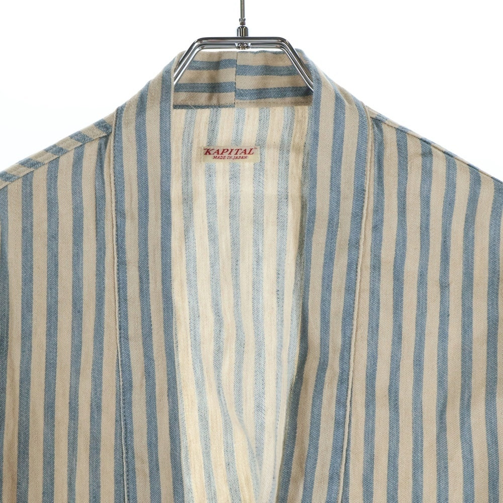 KAPITAL(キャピタル) ストライプ半纏 長袖シャツ マルチカラー EK-921