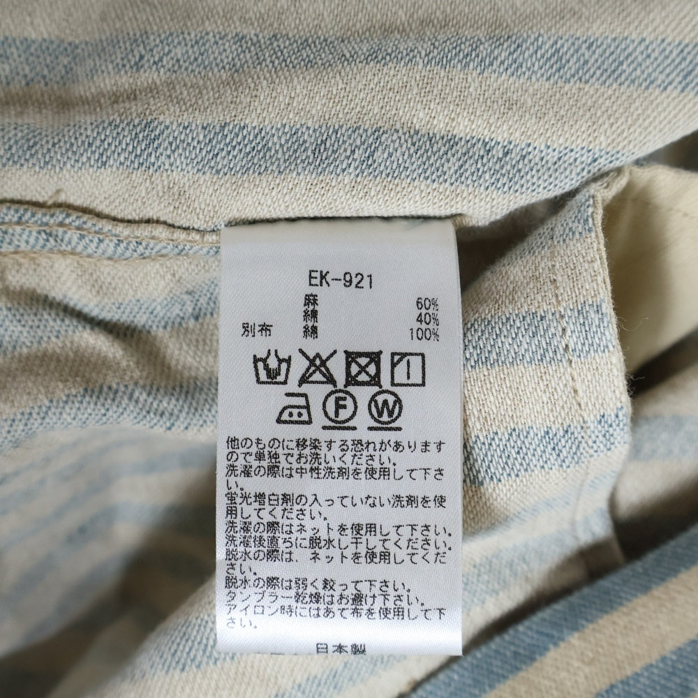 KAPITAL(キャピタル) ストライプ半纏 長袖シャツ マルチカラー EK-921