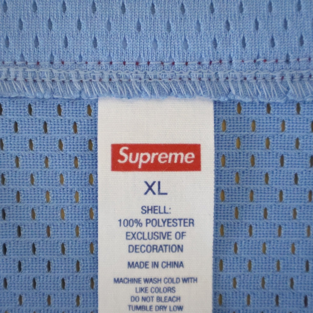 SUPREME(シュプリーム) 25SS Old English Baseball Jersey オールドイングリッシュロゴ ベースボールジャージ ブルー