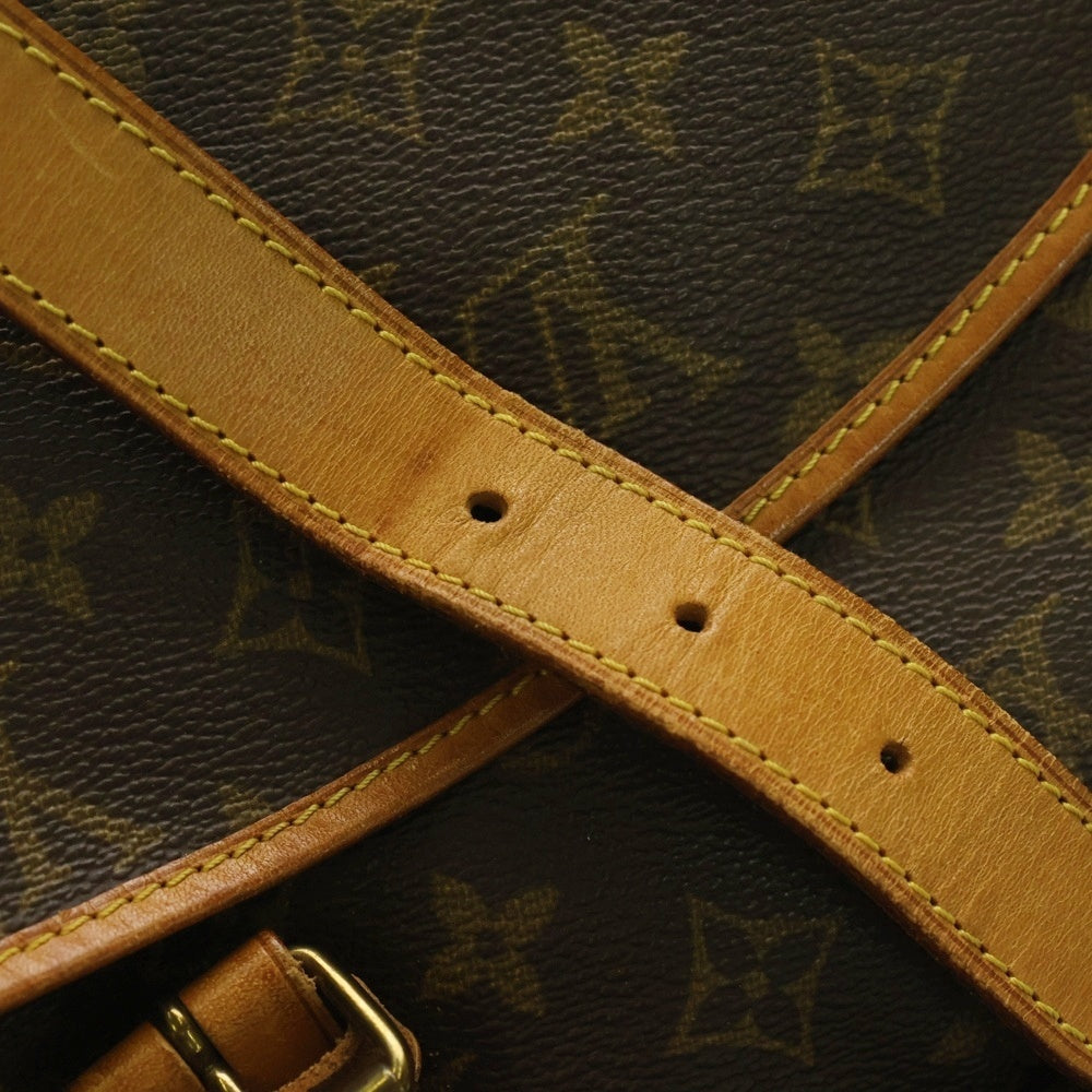 LOUIS VUITTON(ルイヴィトン) モノグラム ソミュール43 GM ショルダーバッグ 斜め掛けバッグ ブラウン ゴールド金具 M42252