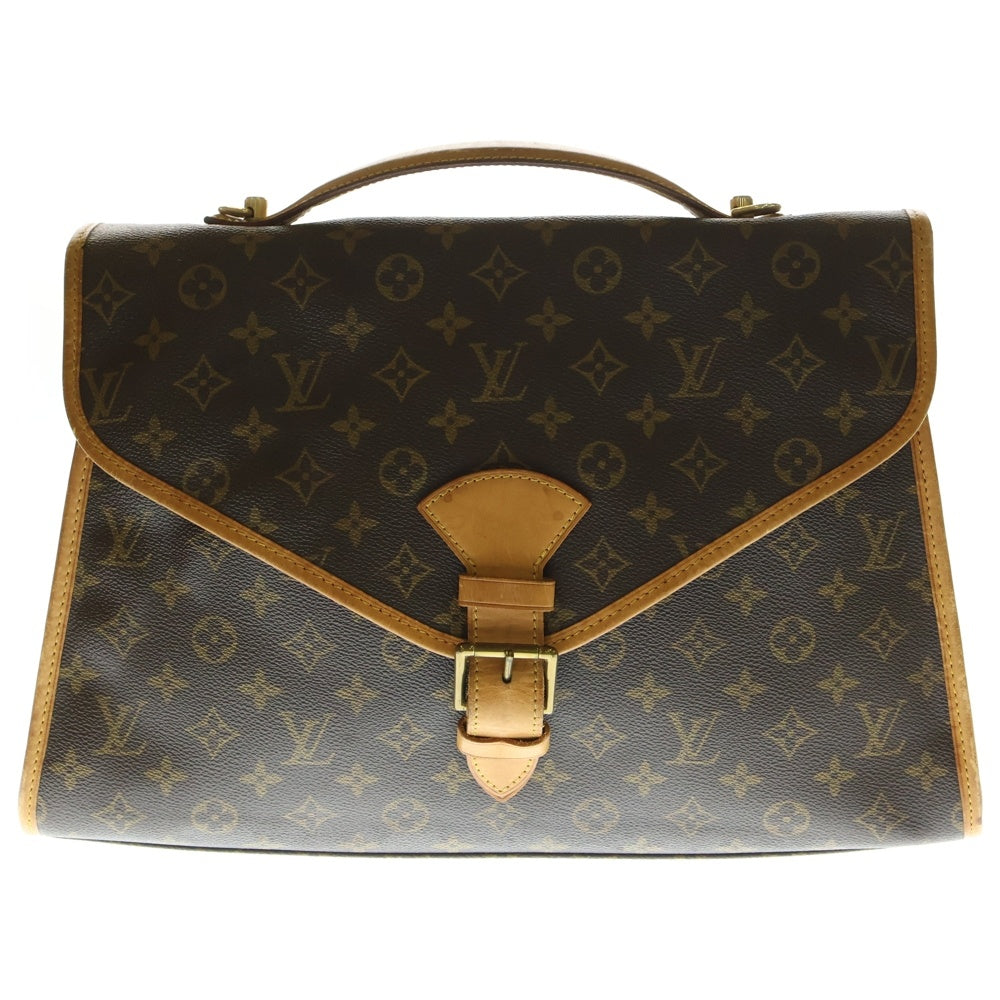 LOUIS VUITTON(ルイヴィトン) モノグラム ベルエア ハンドバッグ ブラウン ゴールド金具 M51122