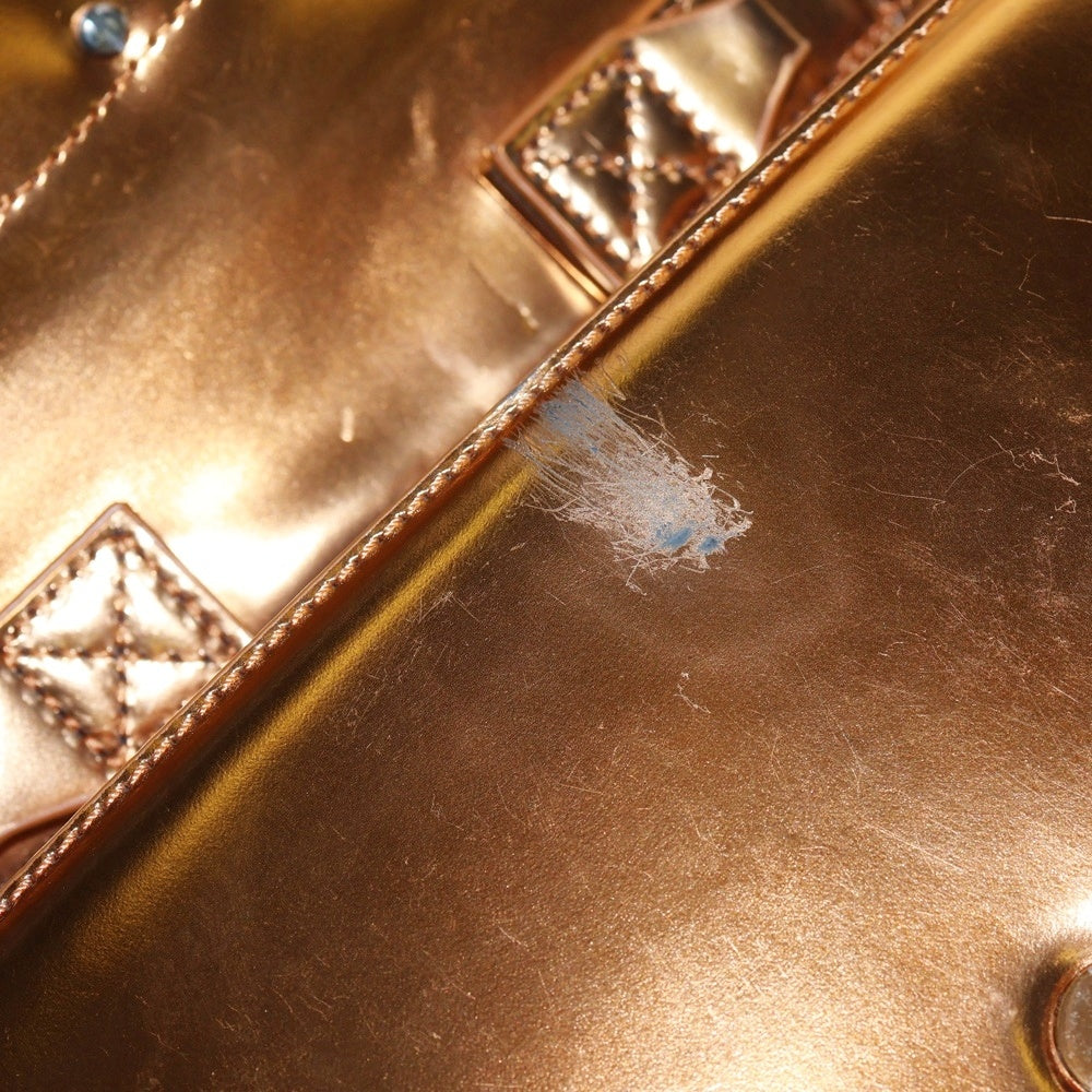 DIESEL(ディーゼル) 1DR Logo Bag 2way メタルプレート ショルダーバッグ オレンジ X08396ーPS202