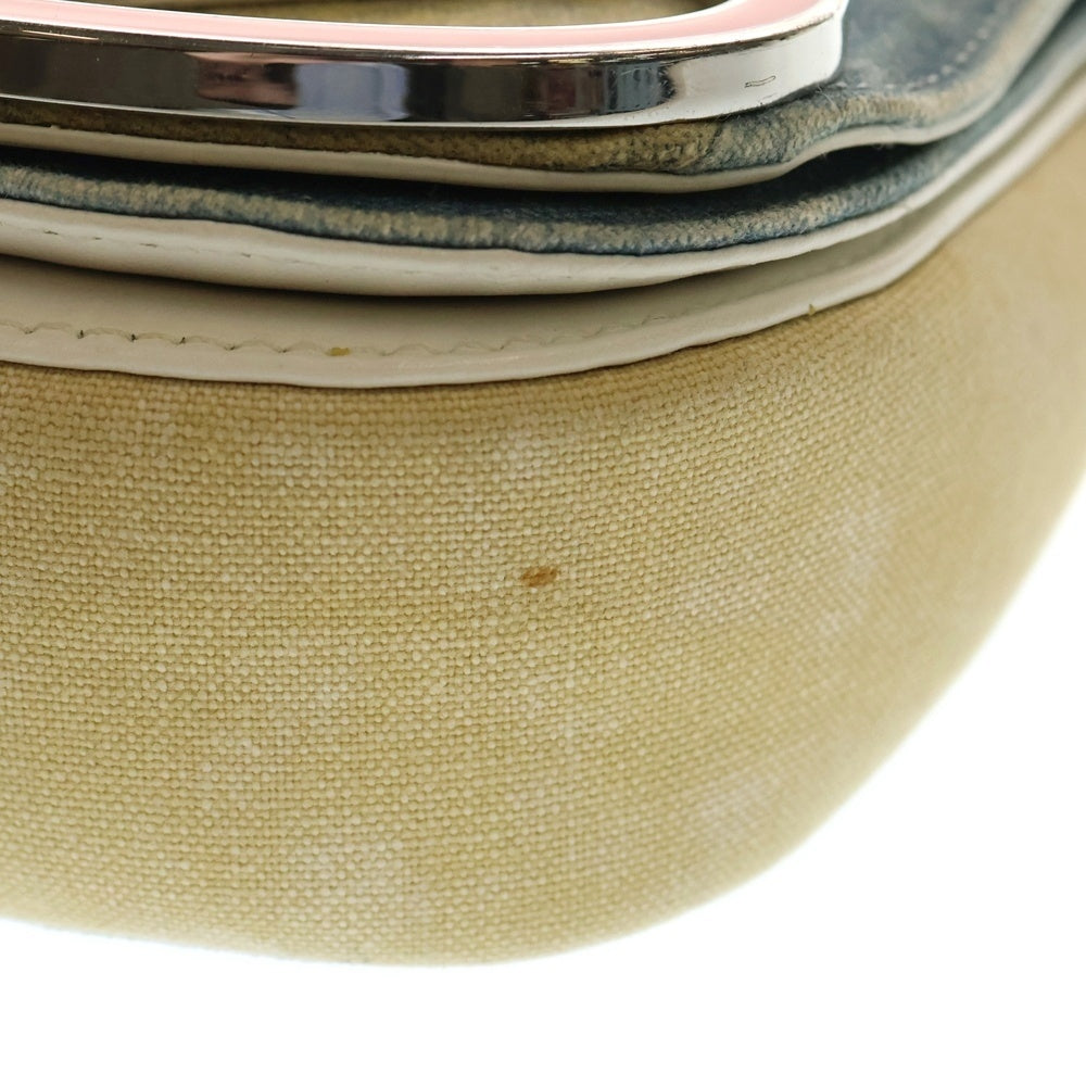 DIESEL(ディーゼル) 1DR Logo Bag 2way メタルプレート ショルダーバッグ インディゴ X08396ーPR422