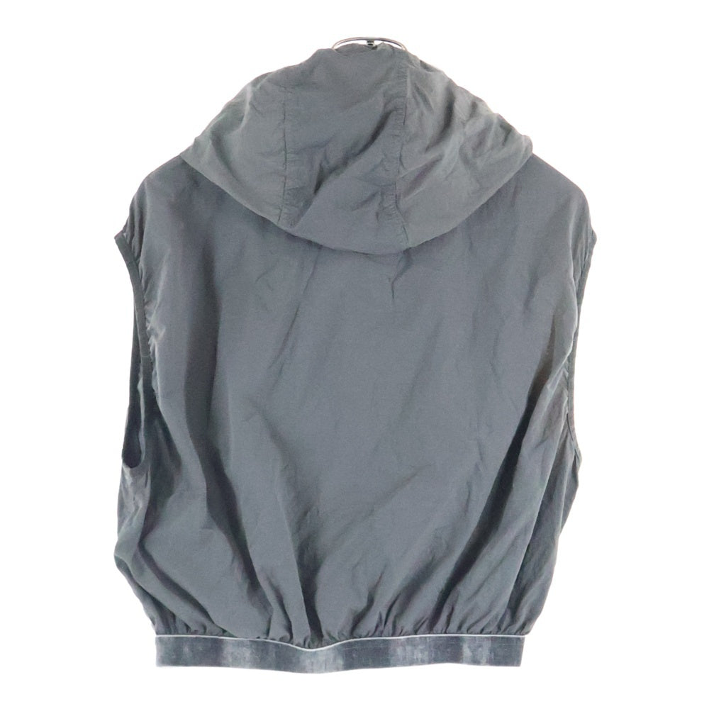 DIESEL(ディーゼル) G-RANTノースリーブフロントジップアップ フーディーベスト グレー A15335 レディース