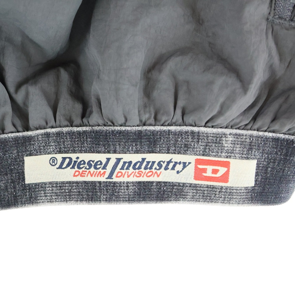 DIESEL(ディーゼル) G-RANTノースリーブフロントジップアップ フーディーベスト グレー A15335 レディース