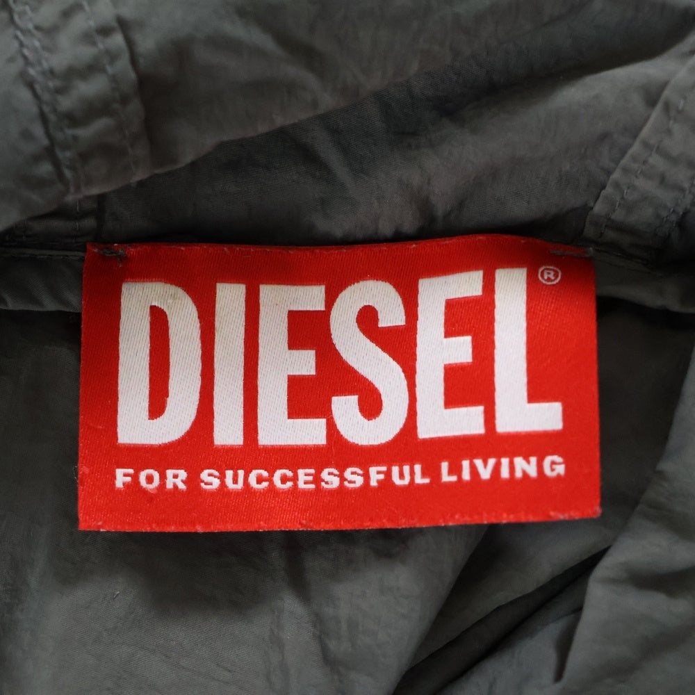 DIESEL(ディーゼル) G-RANTノースリーブフロントジップアップ フーディーベスト グレー A15335 レディース