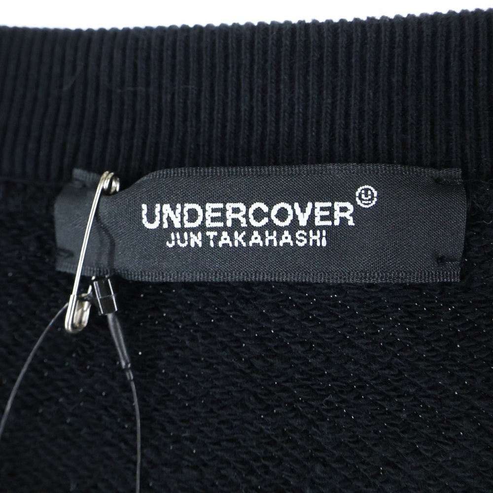 UNDERCOVER(アンダーカバー) 25AW グラフィックプリント プルオーバー スウェットトレーナー ブラック/レッド UC2E4894-2