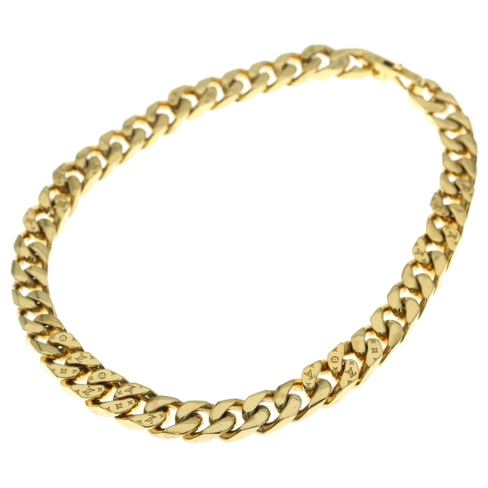 LOUIS VUITTON(ルイヴィトン) コリエ チェーンリンクス モノグラム チェーンネックレス ゴールド M00304