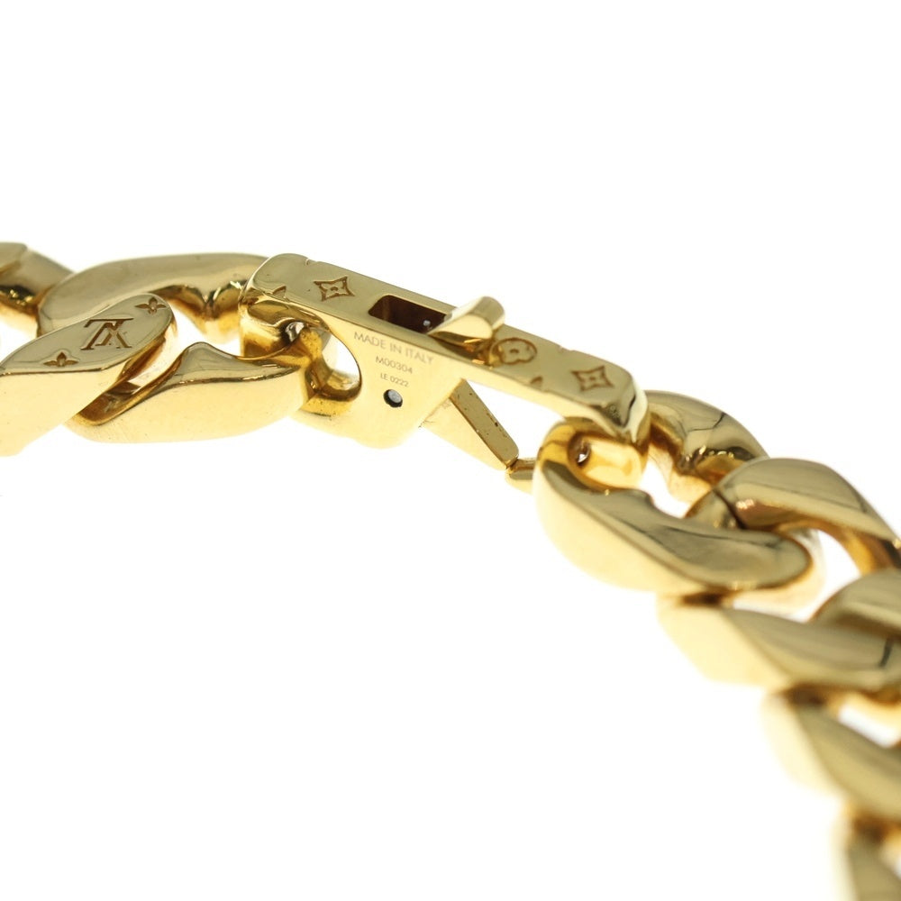 LOUIS VUITTON(ルイヴィトン) コリエ チェーンリンクス モノグラム チェーンネックレス ゴールド M00304