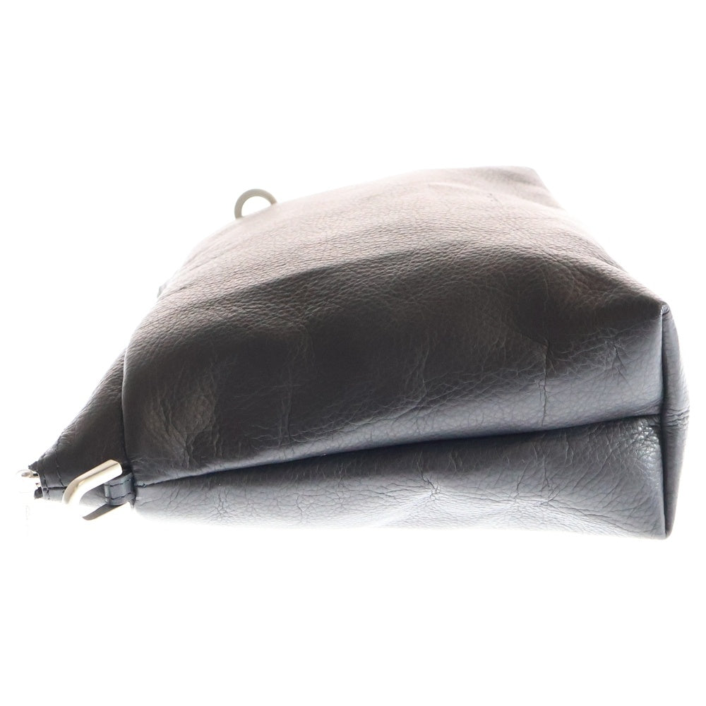 Rick Owens(リックオウエンス) 25SS Hollywood Adri Crossbody Bag ハリウッド レザークロスボディーバッグ ブラック RA01E0627