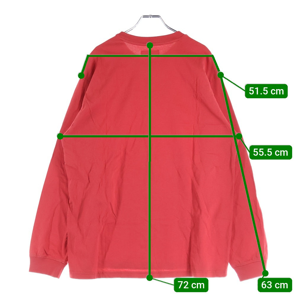 SUPREME(シュプリーム) 24SS Small Box L/S Tee スモールボックスロゴ 長袖Tシャツ カットソー レッド