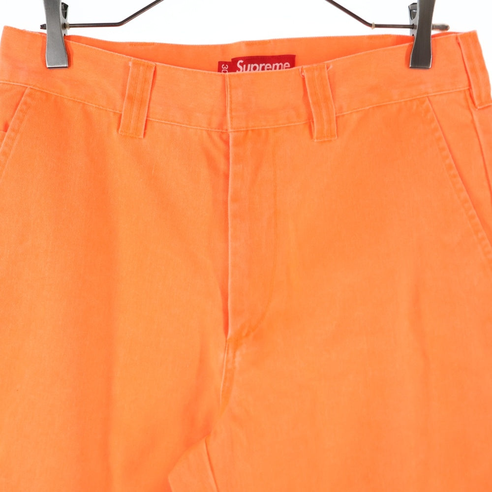 SUPREME(シュプリーム) 24AW WORK PANTS ワークパンツ トラウザー オレンジ