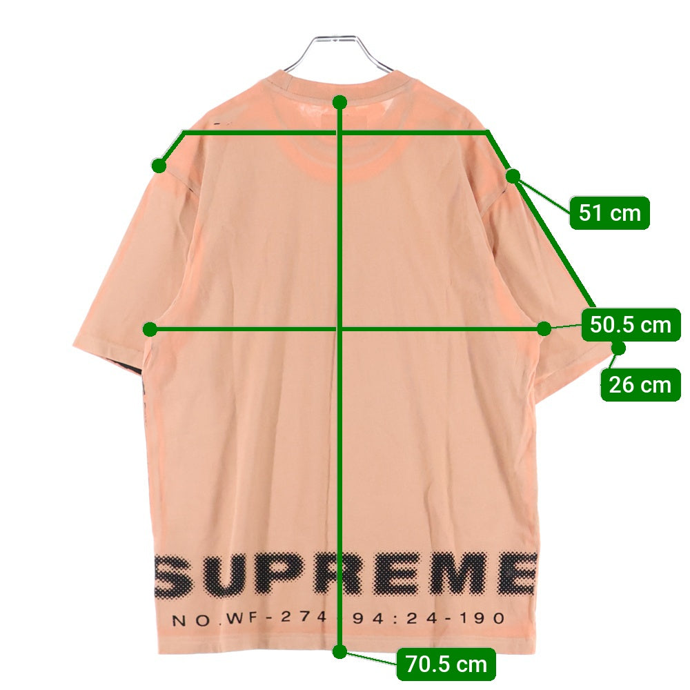 SUPREME(シュプリーム) 24AW Discharge S/S Top ディスチャージ ペイント加工半袖Tシャツ カットソー ピンク
