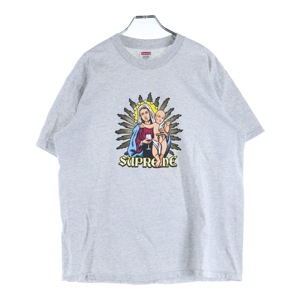 SUPREME(シュプリーム) 24AW Blood Tee ブラッド マリア プリントロゴ 半袖Tシャツ カットソー グレー