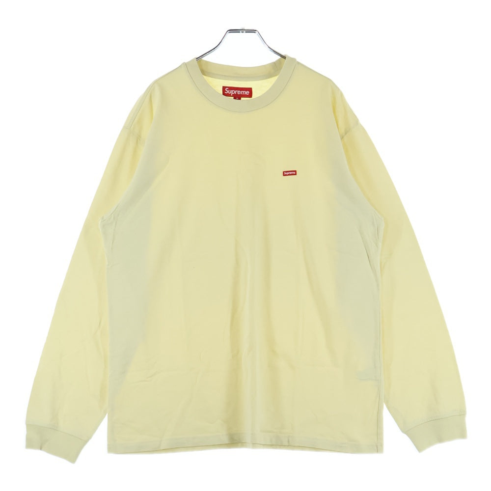 SUPREME(シュプリーム) 24SS Small Box L/S Tee スモールボックスロゴ 長袖Tシャツ カットソー イエロー