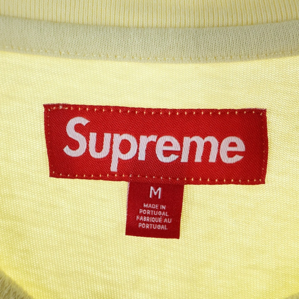 SUPREME(シュプリーム) 24SS Small Box L/S Tee スモールボックスロゴ 長袖Tシャツ カットソー イエロー