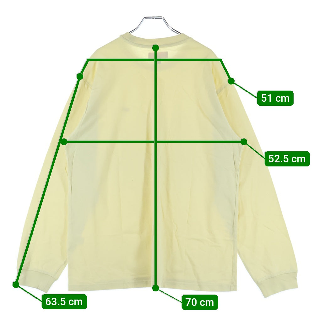 SUPREME(シュプリーム) 24SS Small Box L/S Tee スモールボックスロゴ 長袖Tシャツ カットソー イエロー
